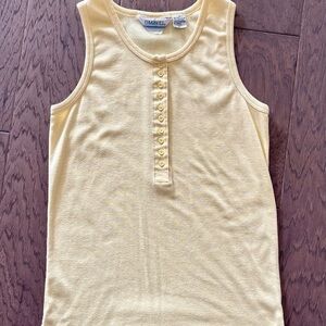 RETRO Favorites Women's Yellow Tank Top Small